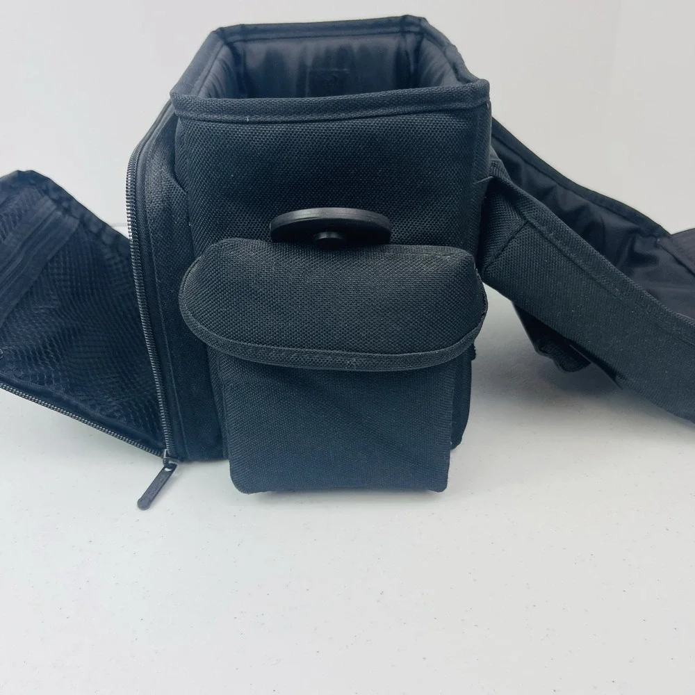 Mohawk Camera Bag with Adjustable Shoulder Strap Black Gray 4 Pocket 10x8